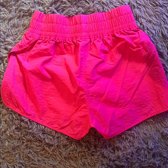 • NEW • Zenana • Hot Pink Athletic Shorts • - Picture 2 of 3